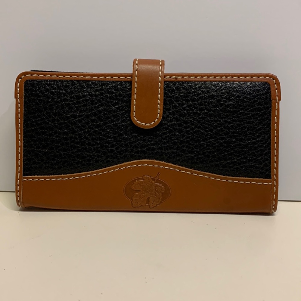 Leather checkbook cover or wallet NEW